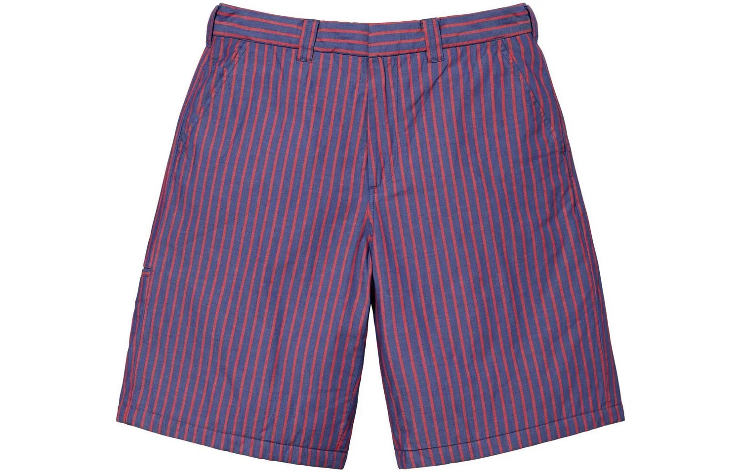 Короткие утепленные шорты MM6 Maison Margiela Supreme, Stripes/Stripe