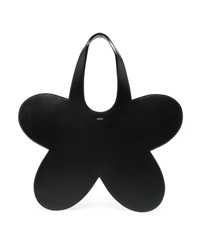 

Сумка-Шоппер с цветочным рисунком Coperni, черный