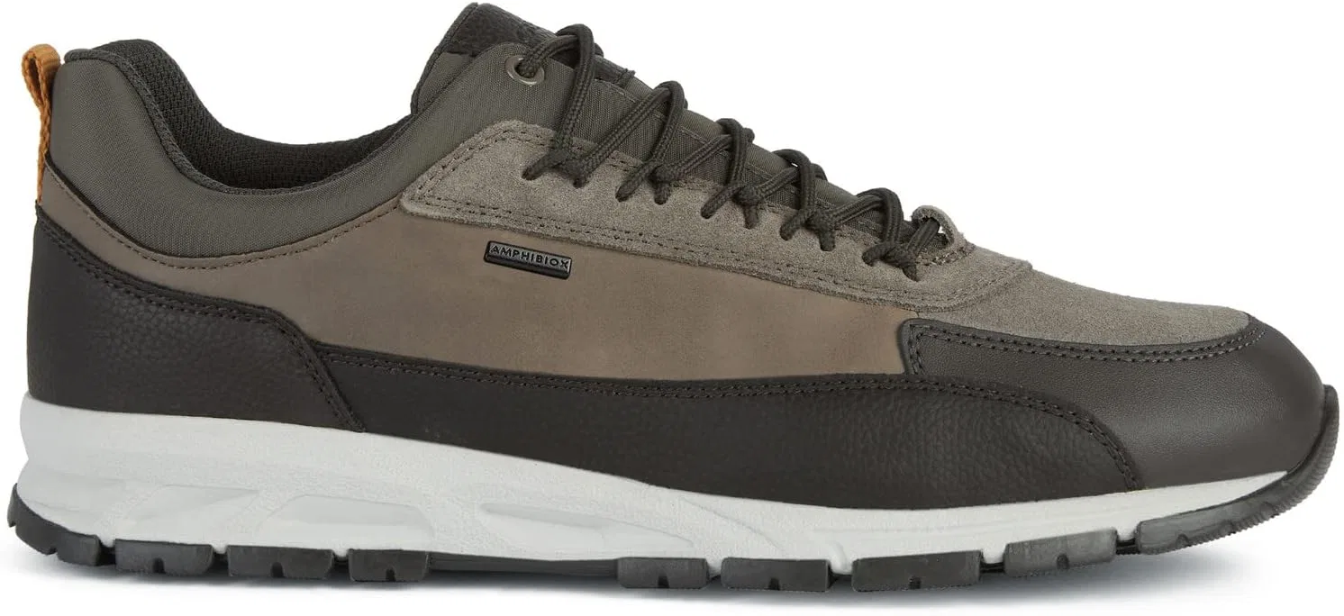Мужские кроссовки Geox U Delray B ABX, Dk Coffee Dove Grey — фото 2