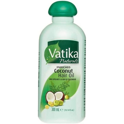 

Масло для волос с кокосом 300 мл для объемных и густых волос Vatika Naturals