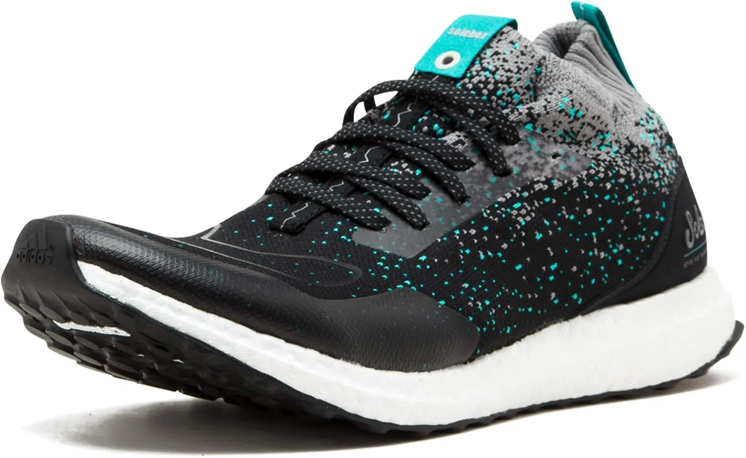 Кроссовки Adidas Consortium Packer x Solebox Ultra Boost Mid Trainers CM7882, Core Black Grey Energy Blue — фото 4