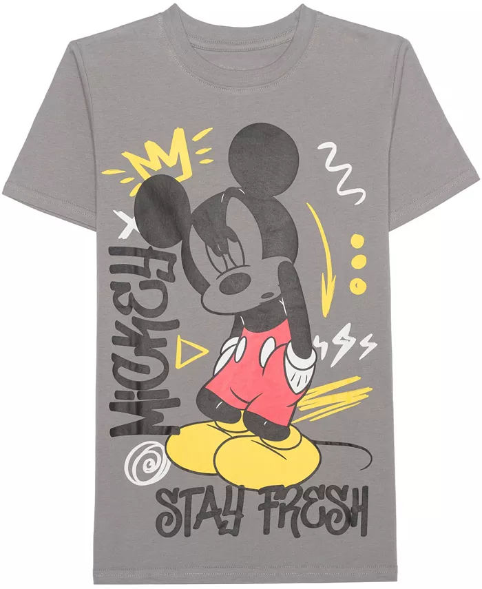 

Майка с коротким рукавом для мальчиков 5-20 Mickey Mouse, серый