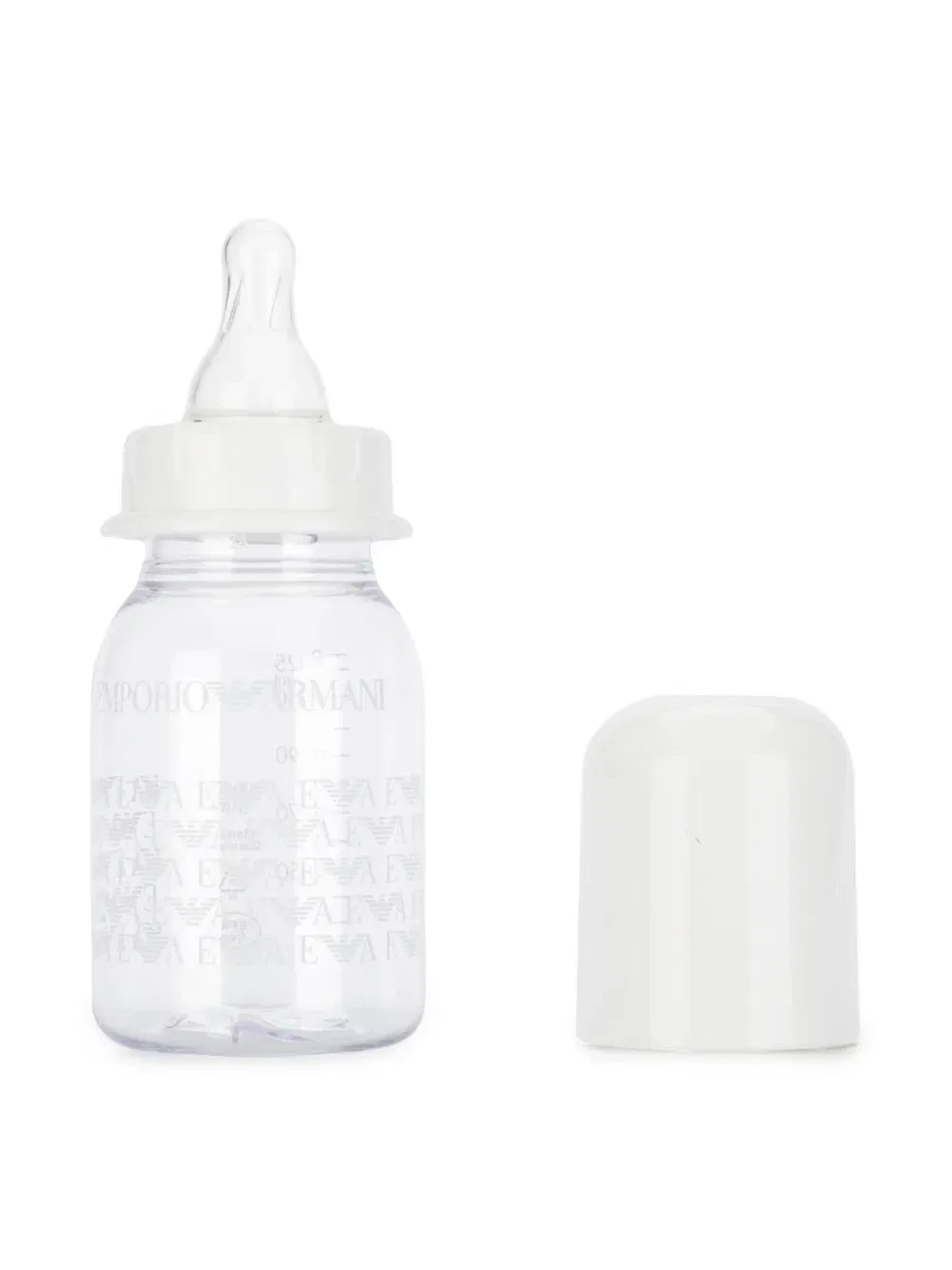 Бутылка для молока с логотипом Emporio Armani Kids, белый