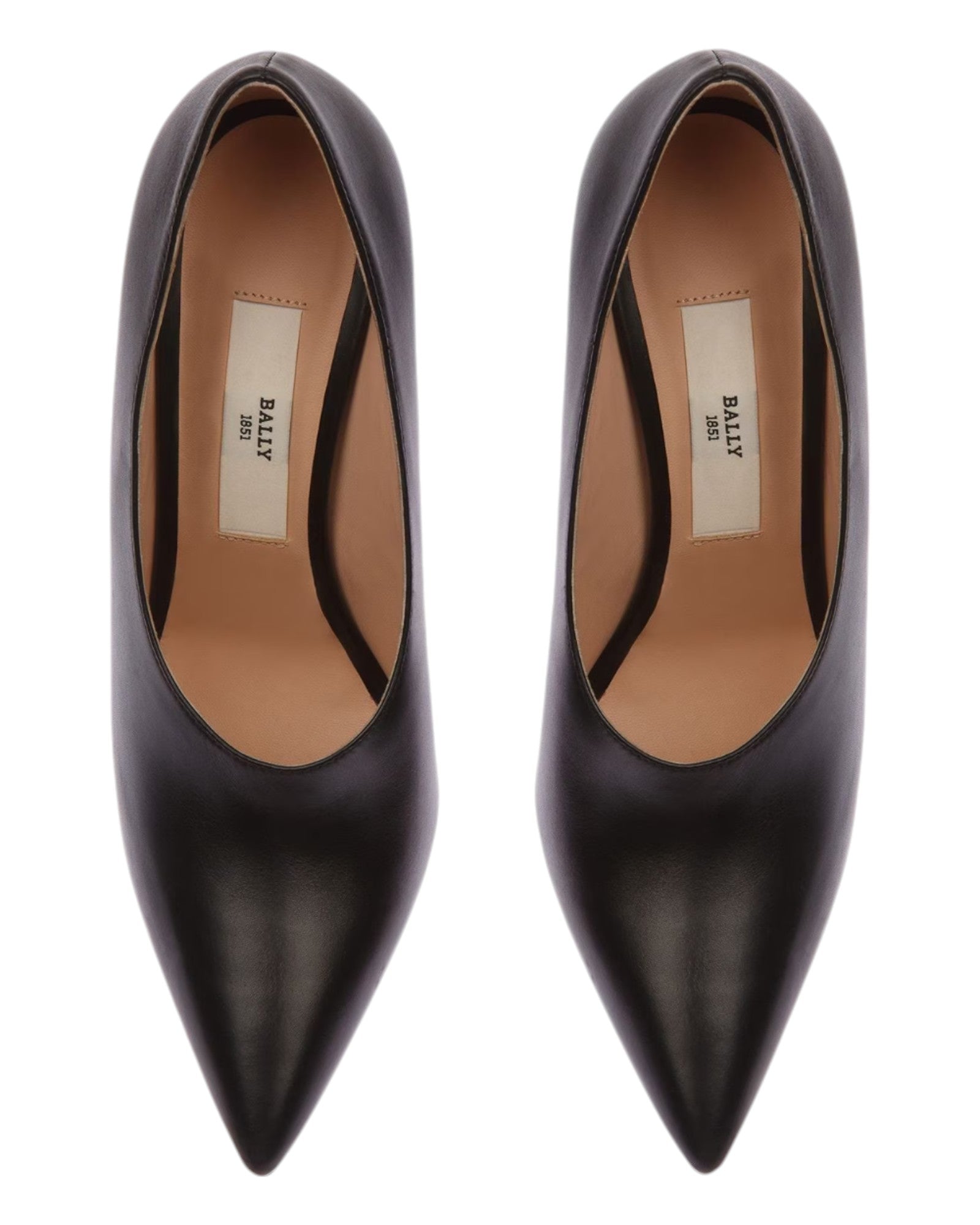 Bally Ninfa 6303037 Женские черные туфли-лодочки из телячьей кожи — фото 2