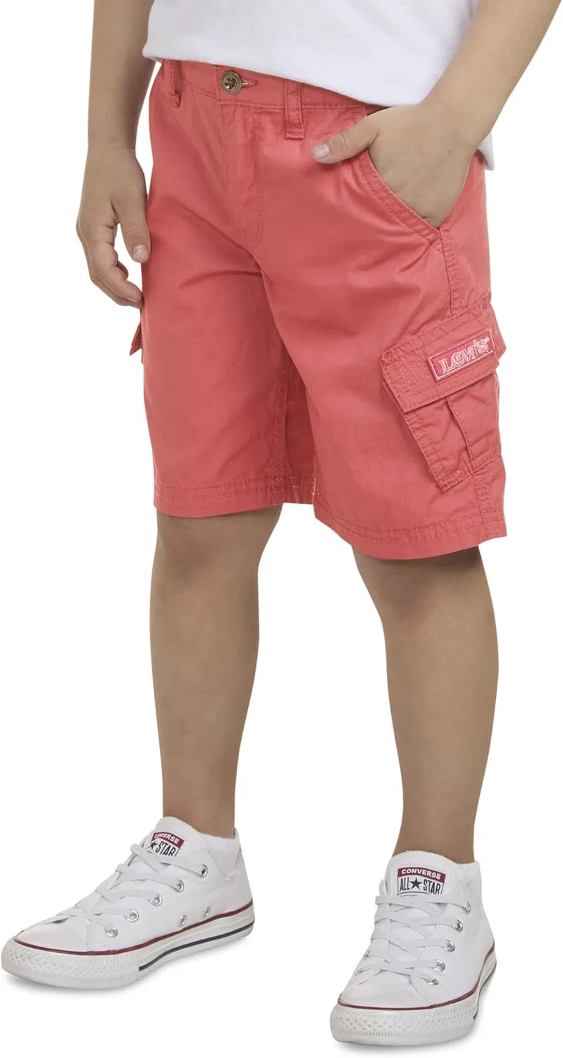 Детские шорты-карго Levi's, Mineral Red — фото 3