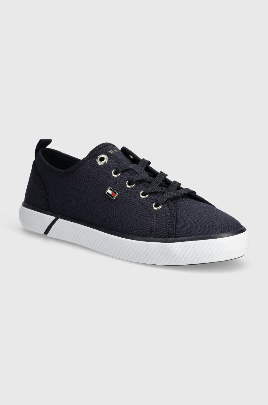 

Tommy Hilfiger Кроссовки VULC CANVAS SNEAKER, темно-синий