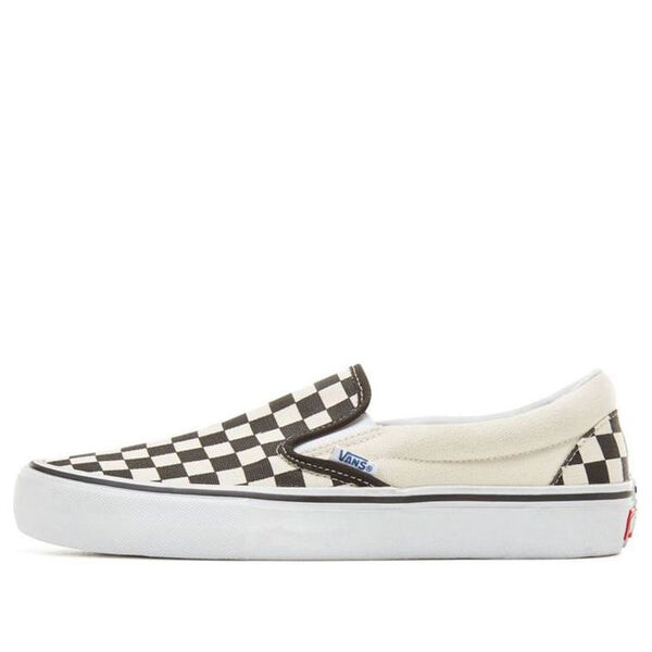 

Кроссовки slip-on pro 'checkerboard' Vans, черный