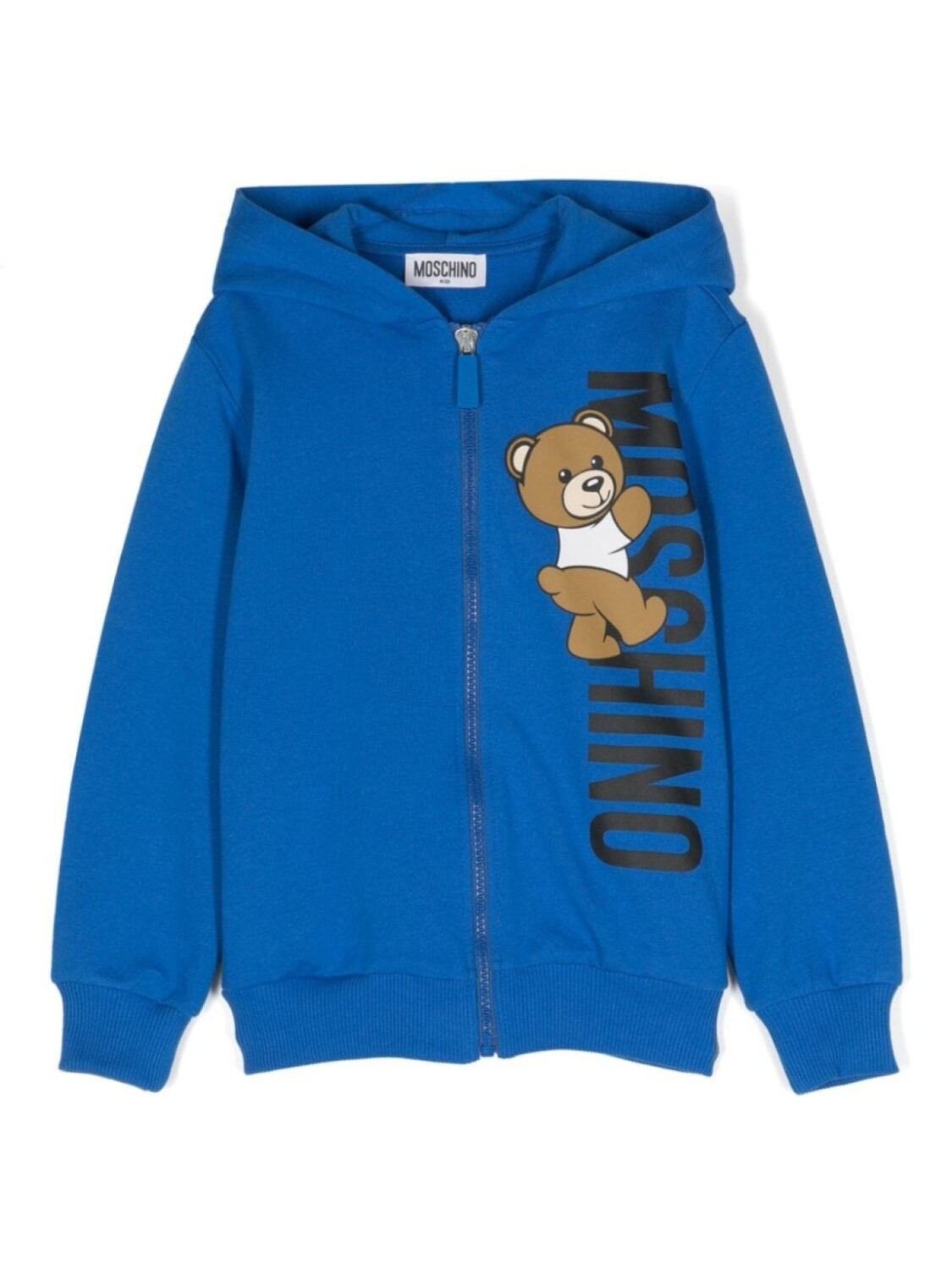 

Moschino Kids худи Teddy Bear на молнии, синий