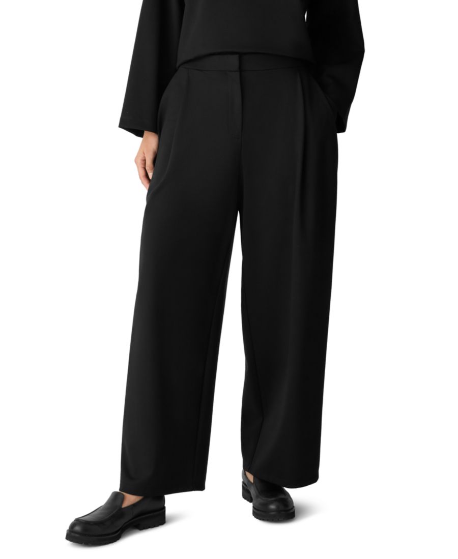 

Женские брюки с высокой посадкой Eileen Fisher, Black