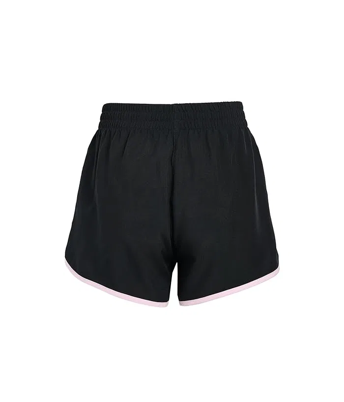 Шорты спортивные Woven Pacer Shorts with Binding Adidas Kids, Black/Pink — фото 2