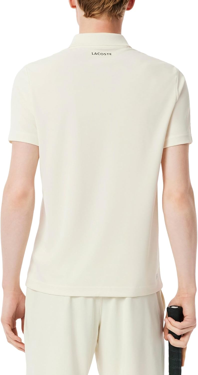 Футболка поло Lacoste Ultra-Dry Printed Slim Fit Tennis, спортивная — фото 3