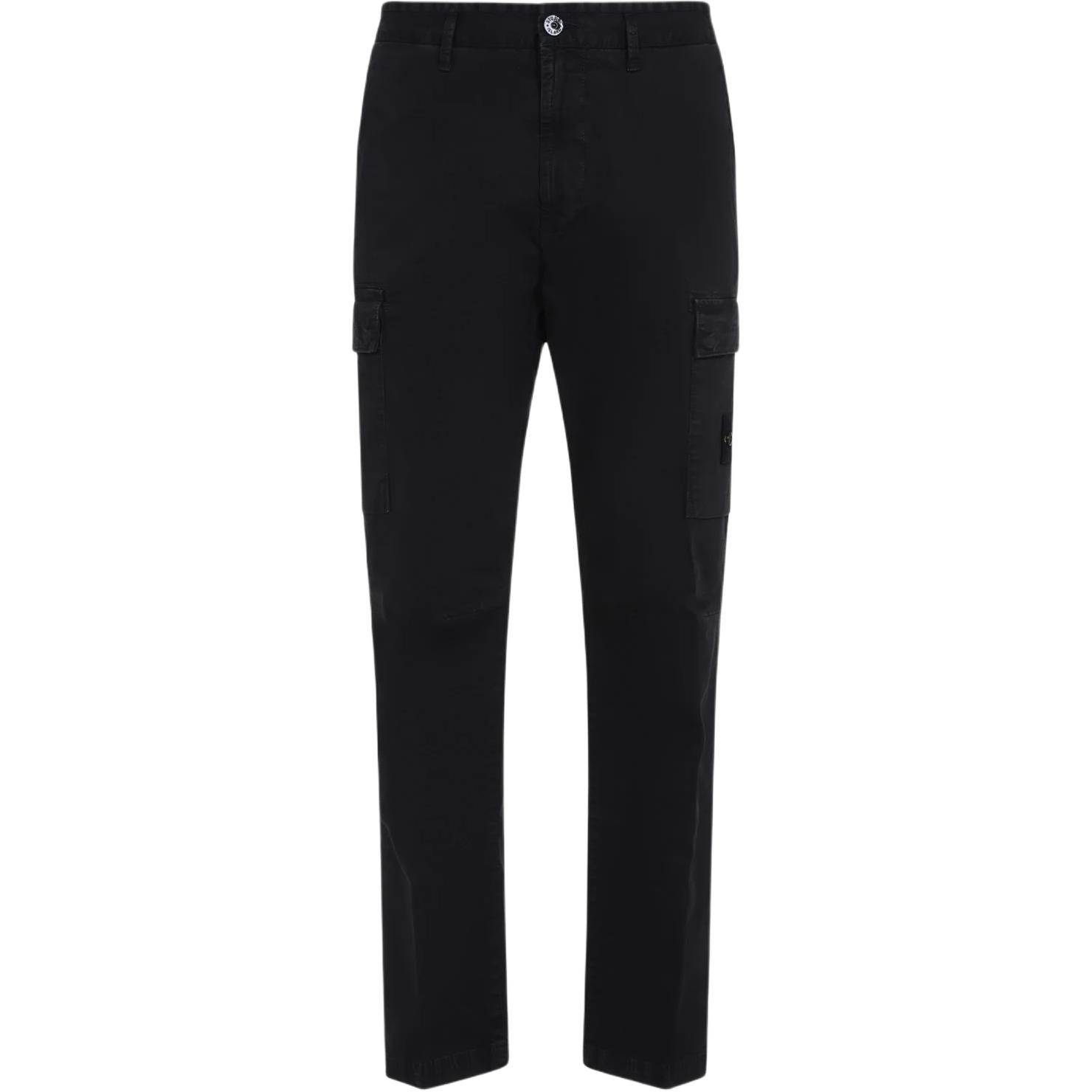 

Брюки прямого кроя Compass-badge STONE ISLAND, черный