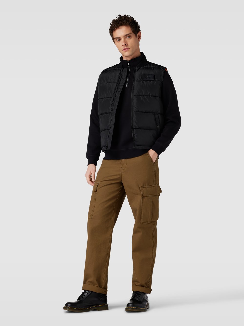 

Брюки-карго прямого кроя, однотонный дизайн Levi's, бежевый