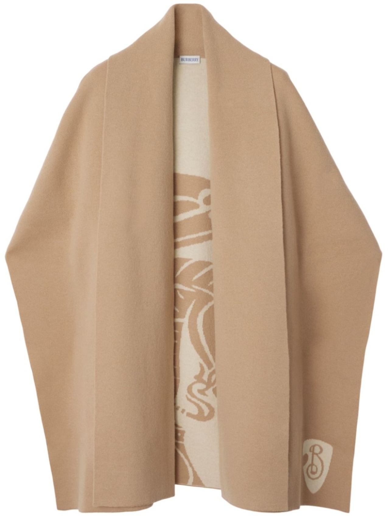 

Двусторонний кейп EKD Burberry, коричневый