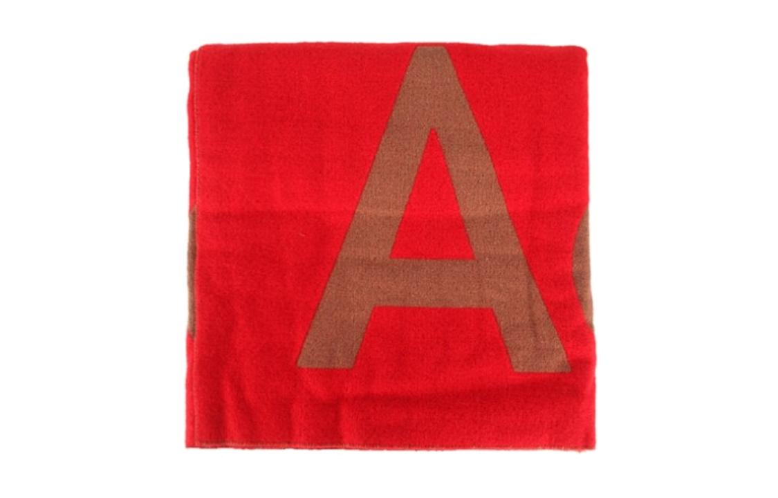 

Acne Studios Шерстяной вязаный шарф Unisex Red