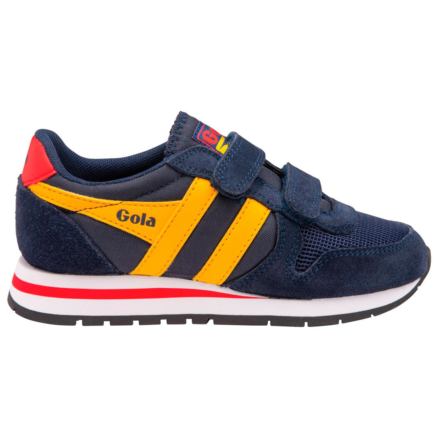 

Кроссовки Gola Kid's Daytona VC, цвет Navy/Sun/Red