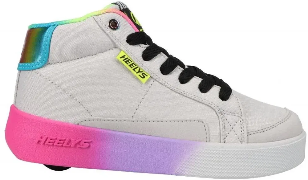 Сникерсы низкие с колесиками Heelys, серый — фото 2