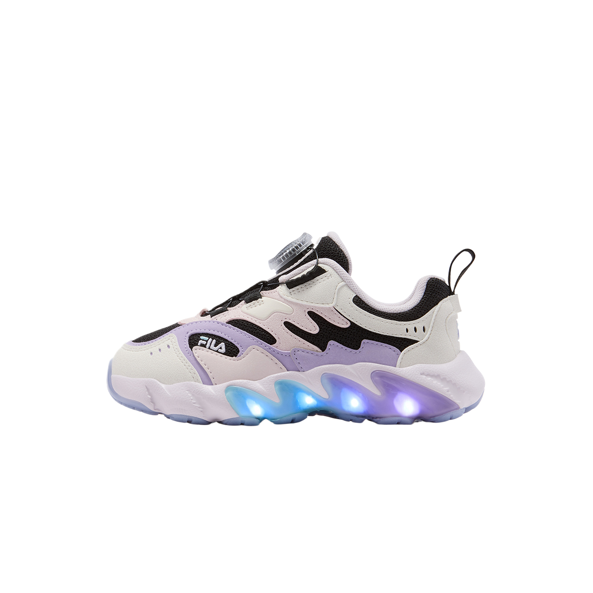 

FILA KIDS Мягкие детские повседневные кроссовки Black/cold Pink для детей 3-7 лет