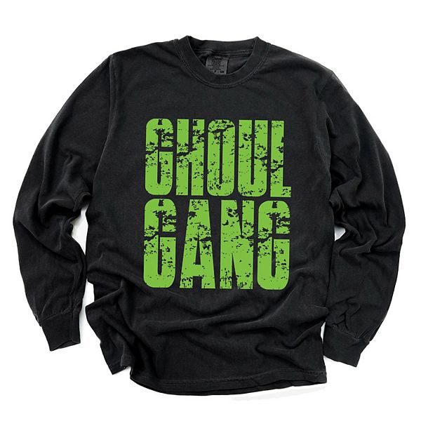 

Футболка с длинным рукавом Ghoul gang block distressed Simply Sage Market, Black, Черный, Футболка с длинным рукавом Ghoul gang block distressed Simply Sage Market, Black