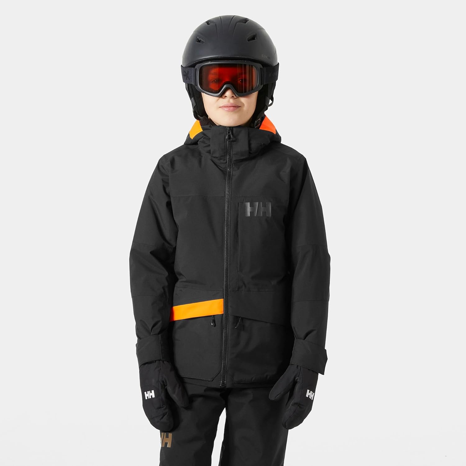 Куртка Helly-Hansen Junior Summit 2.0 - унисекс, водонепроницаемая, ветрозащитная, дышащая, молодежная верхняя одежда для активного отдыха Helly Hansen, 990 Black — фото 3