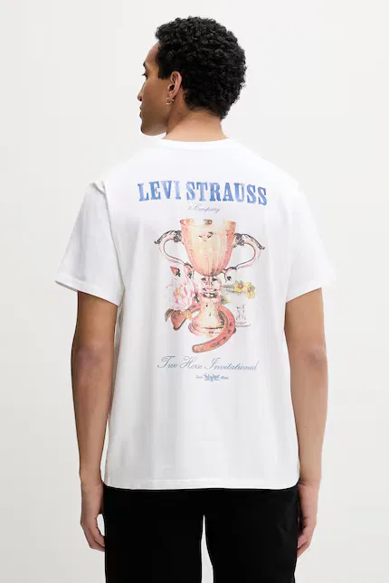 Футболка свободного кроя Relaxed Fit Tee Levi's, белый