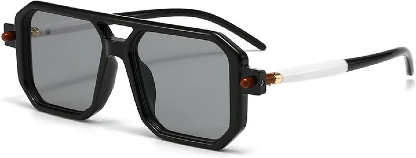 

Классические солнцезащитные очки для женщин и мужчин, ретро-очки, роскошные женские солнцезащитные очки в винтажном стиле с защитой от УФ-излучения UV400 TKKTLLT, Black White