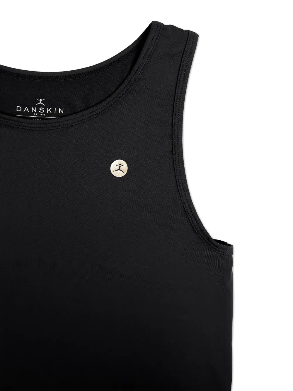 Жилет с вырезом-лодочкой Danskin Kids, черный — фото 3