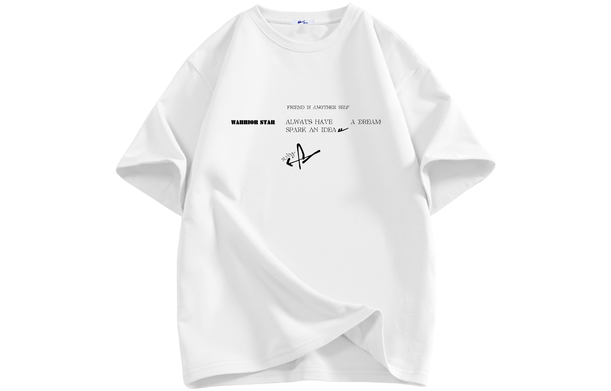 

Футболка Unisex Huichao Riding The Wind Collection WARRIOR, белый