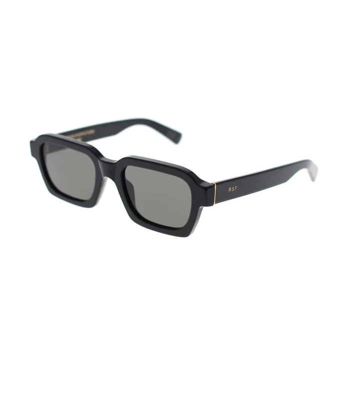 

Черные прямоугольные солнцезащитные очки, классические и уникальные. Retrosuperfuture, черный