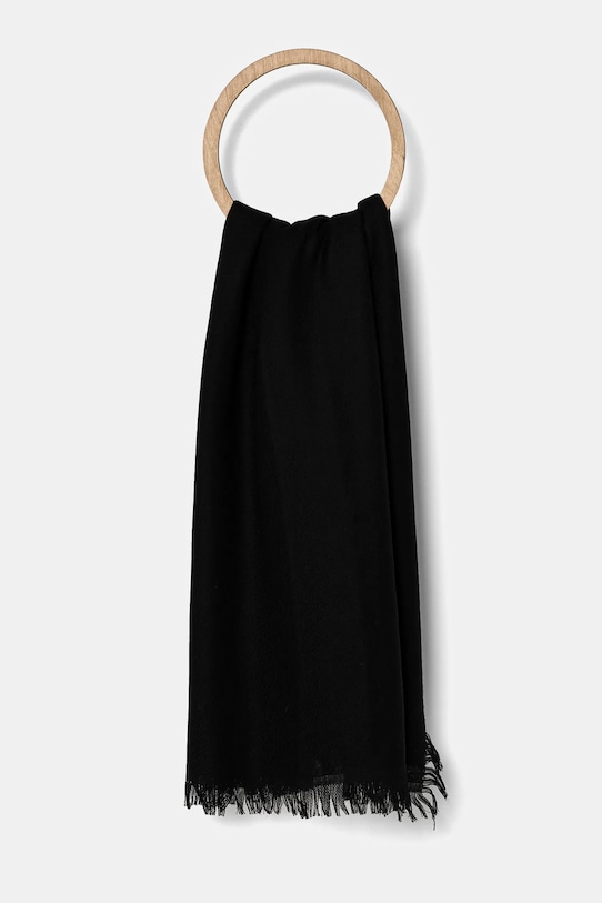 

Шерстяное пончо Weekend Max Mara, черный