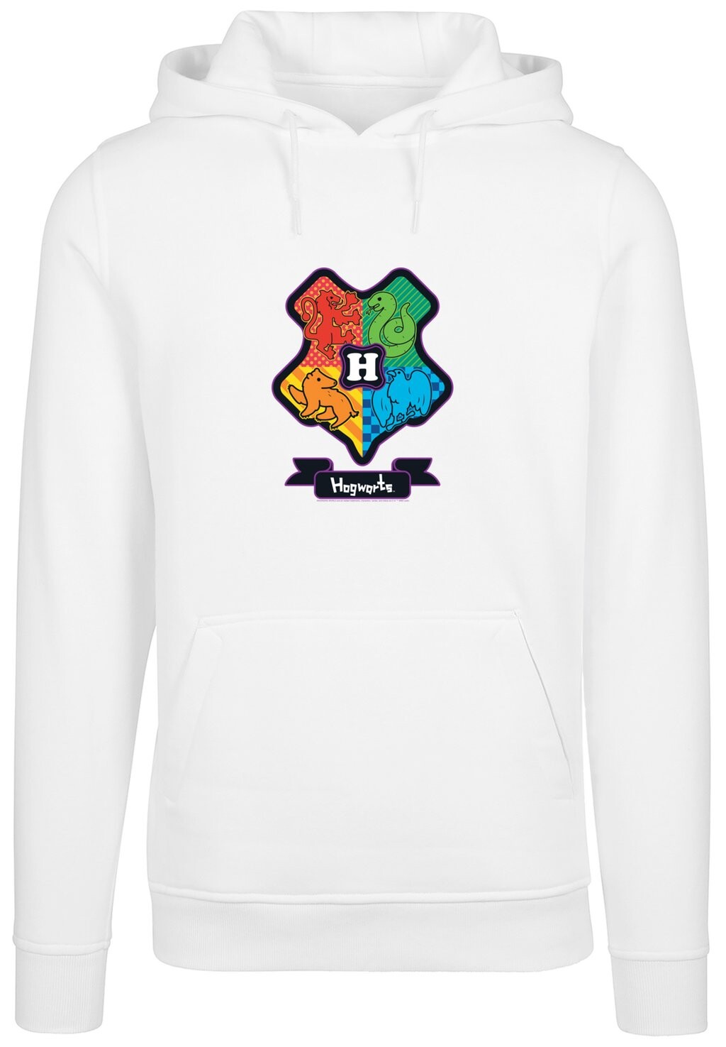 

Толстовка с капюшоном HARRY POTTER HOGWARTS JUNIOR CREST F4NT4STIC, белый