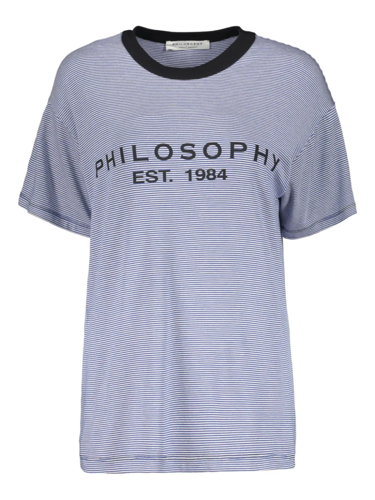 

Футболка в полоску Philosophy Di Lorenzo Serafini, синий