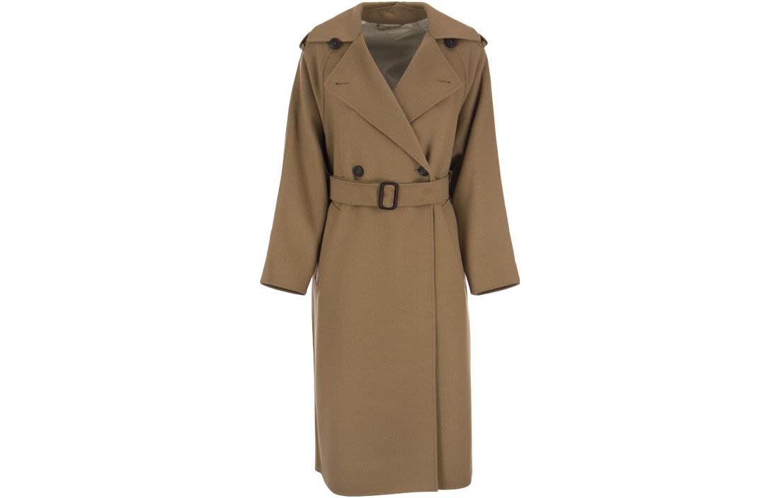 

WEEKEND MaxMara Женское пальто цвета хаки, Khaki