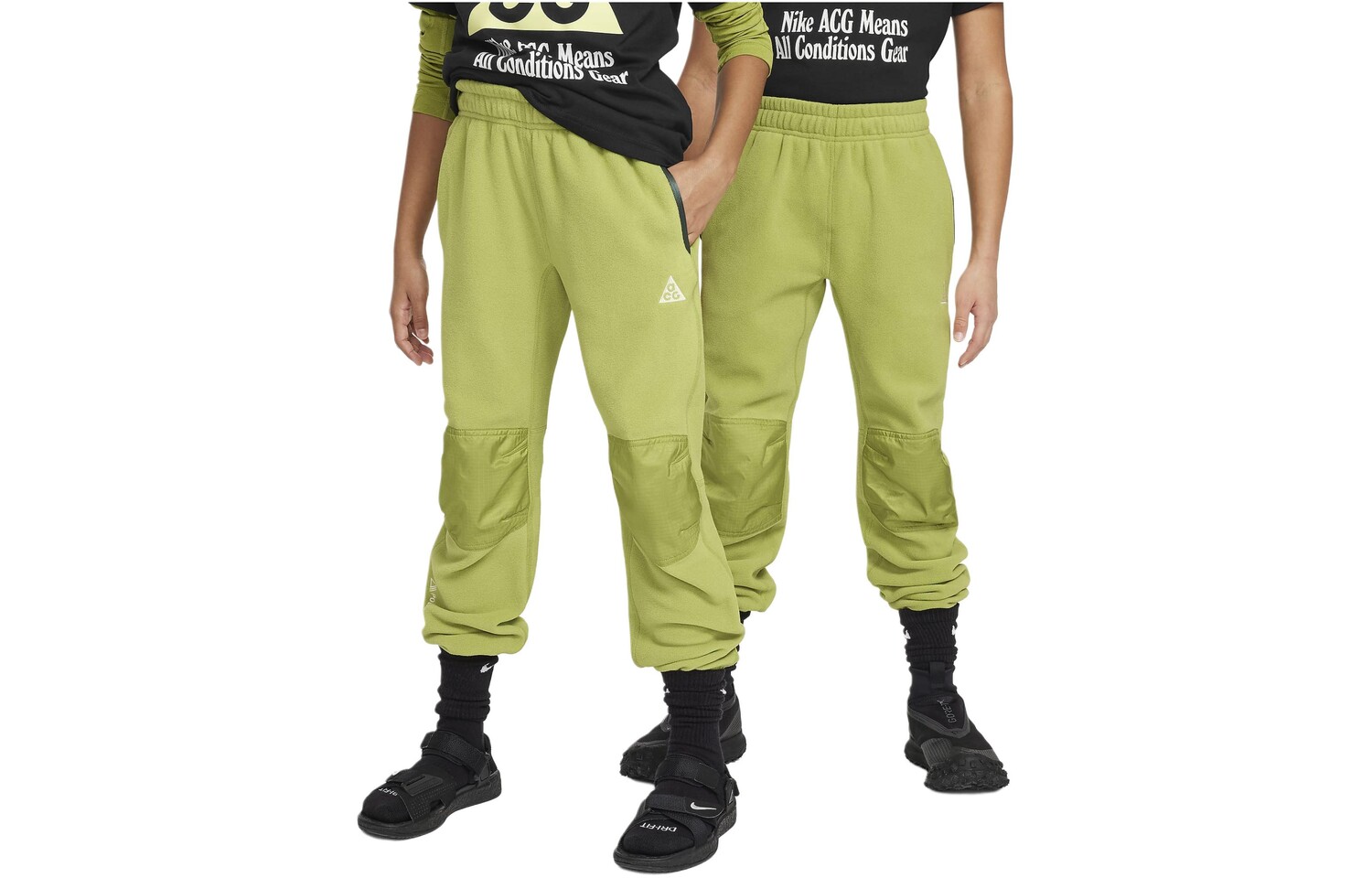 

Детские трикотажные спортивные штаны Nike, зеленый