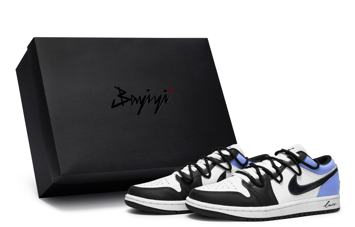 

Кроссовки Air Jordan 1 Vintage Basketball Shoes Men Low-top Blue, синий