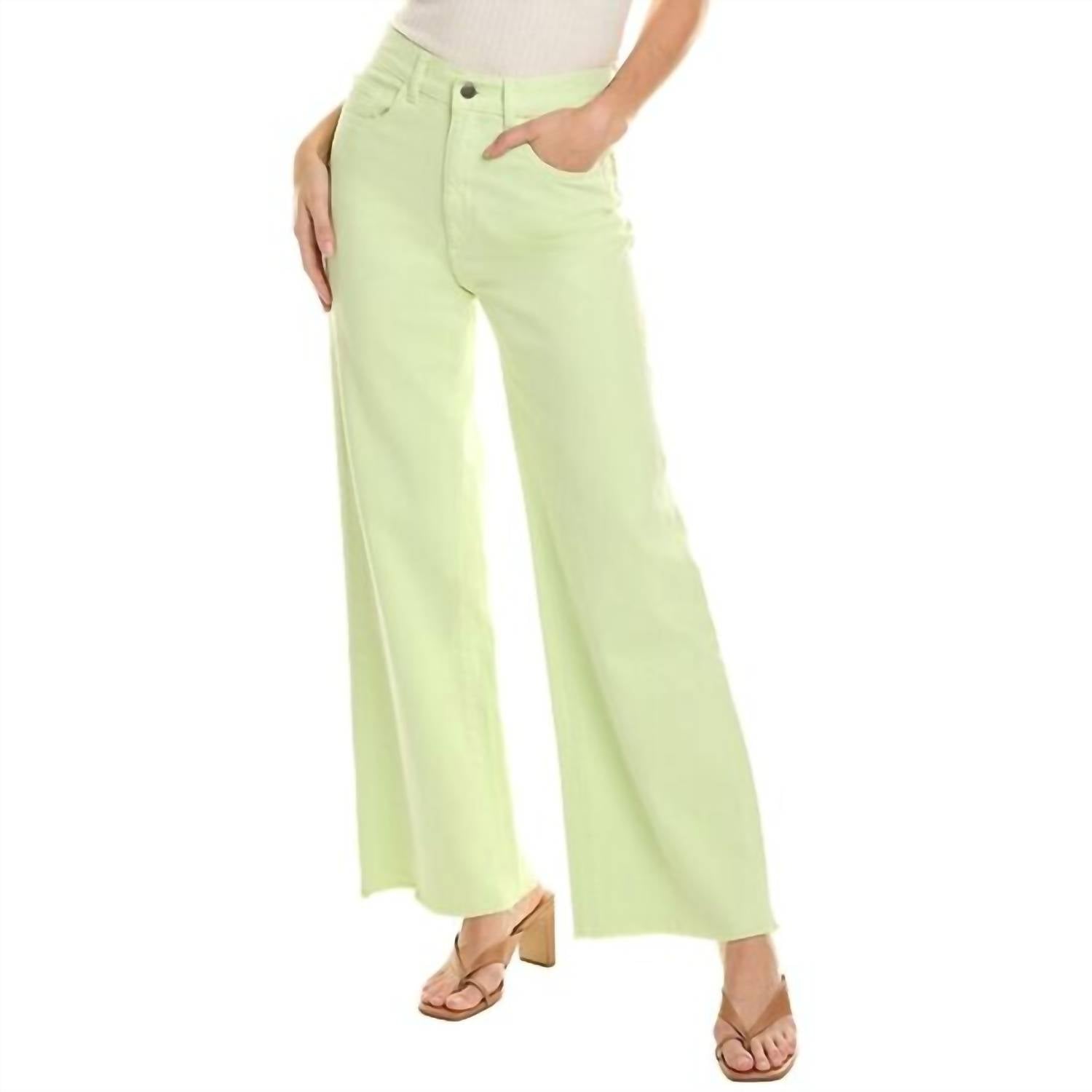 

Hepburn Широкие брюки цвета лайма DL1961 - Women's, Limeade