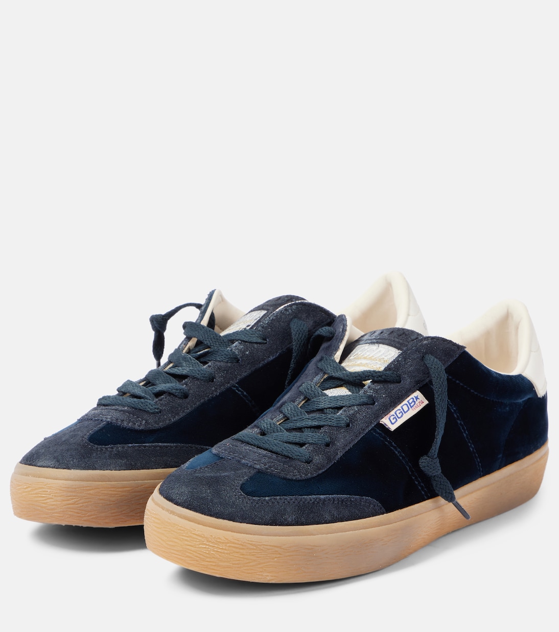 Кроссовки Soul Star из велюра и замши Golden Goose, Navy/White — фото 4