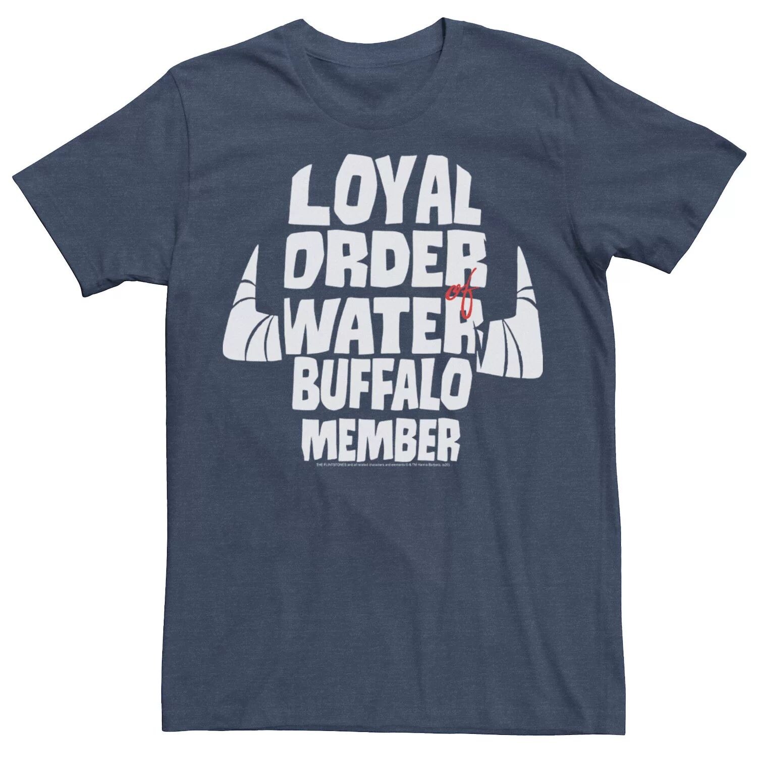 

Мужская футболка с логотипом The Flintstones Loyal Order Water Buffalo Member Licensed Character