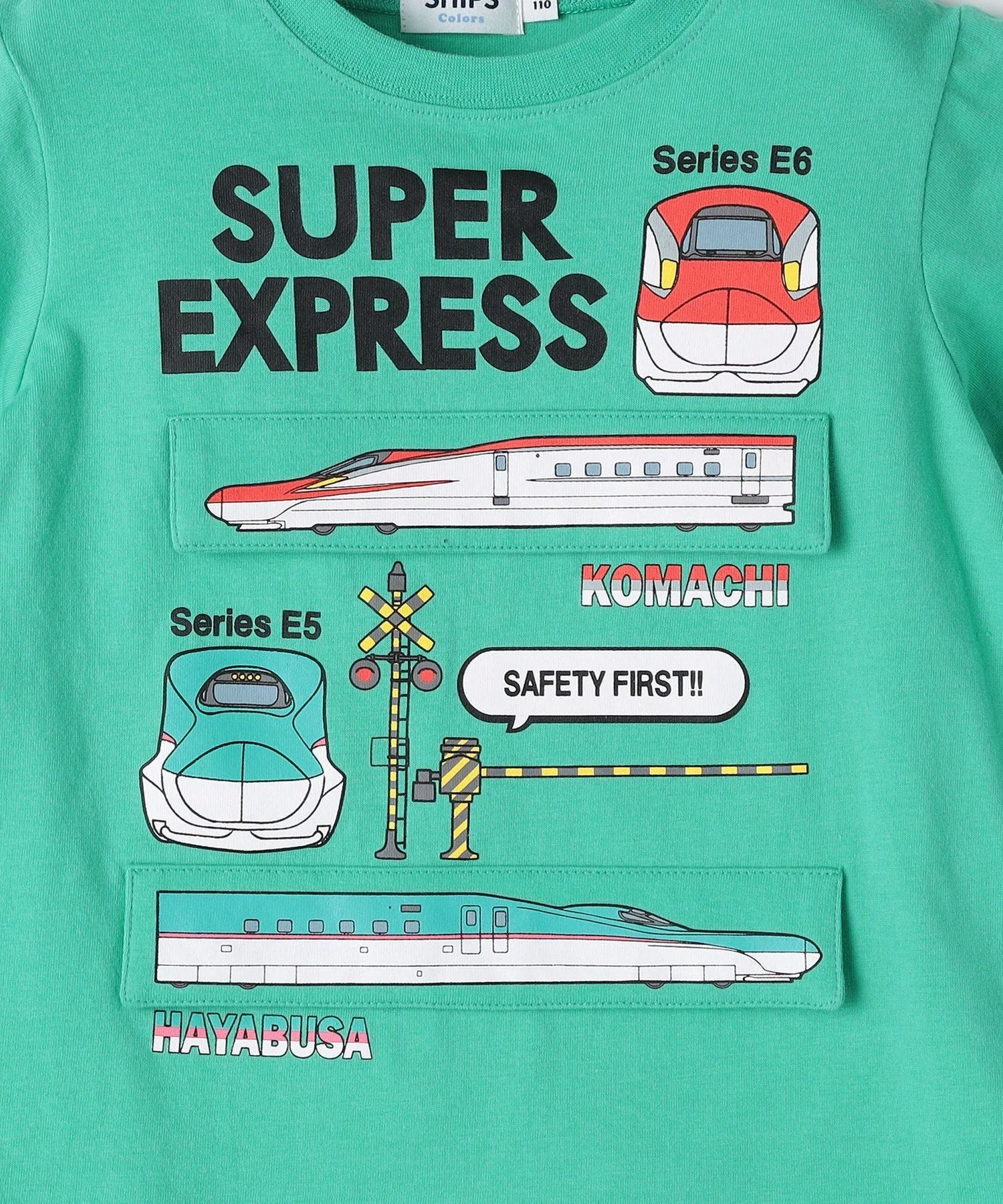 Цвета кораблей: 80~130 см / Футболка JR Shinkansen◇ SHIPS Colors, Light green — фото 4