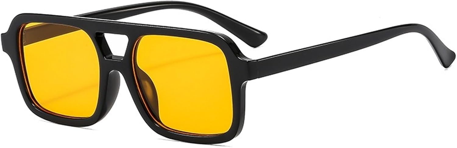 

Мужские квадратные солнцезащитные очки для активного отдыха на открытом воздухе, для поездок на работу, женские спортивные солнцезащитные очки для вечеринок Generic, Yellow