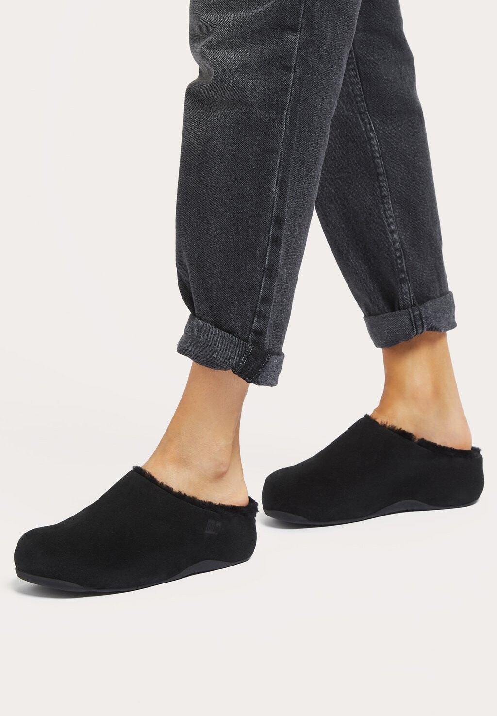 

Мюли на плоской подошве FitFlop, цвет all black