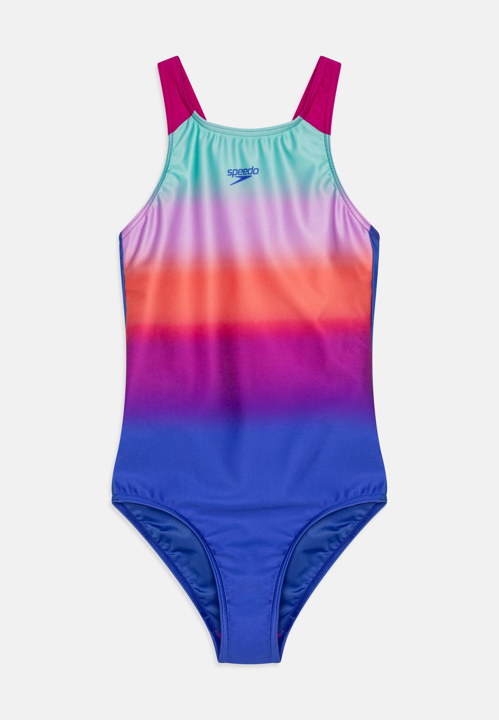

Купальный костюм GIRLS PRINTED PULSEBACK Speedo, фуксия