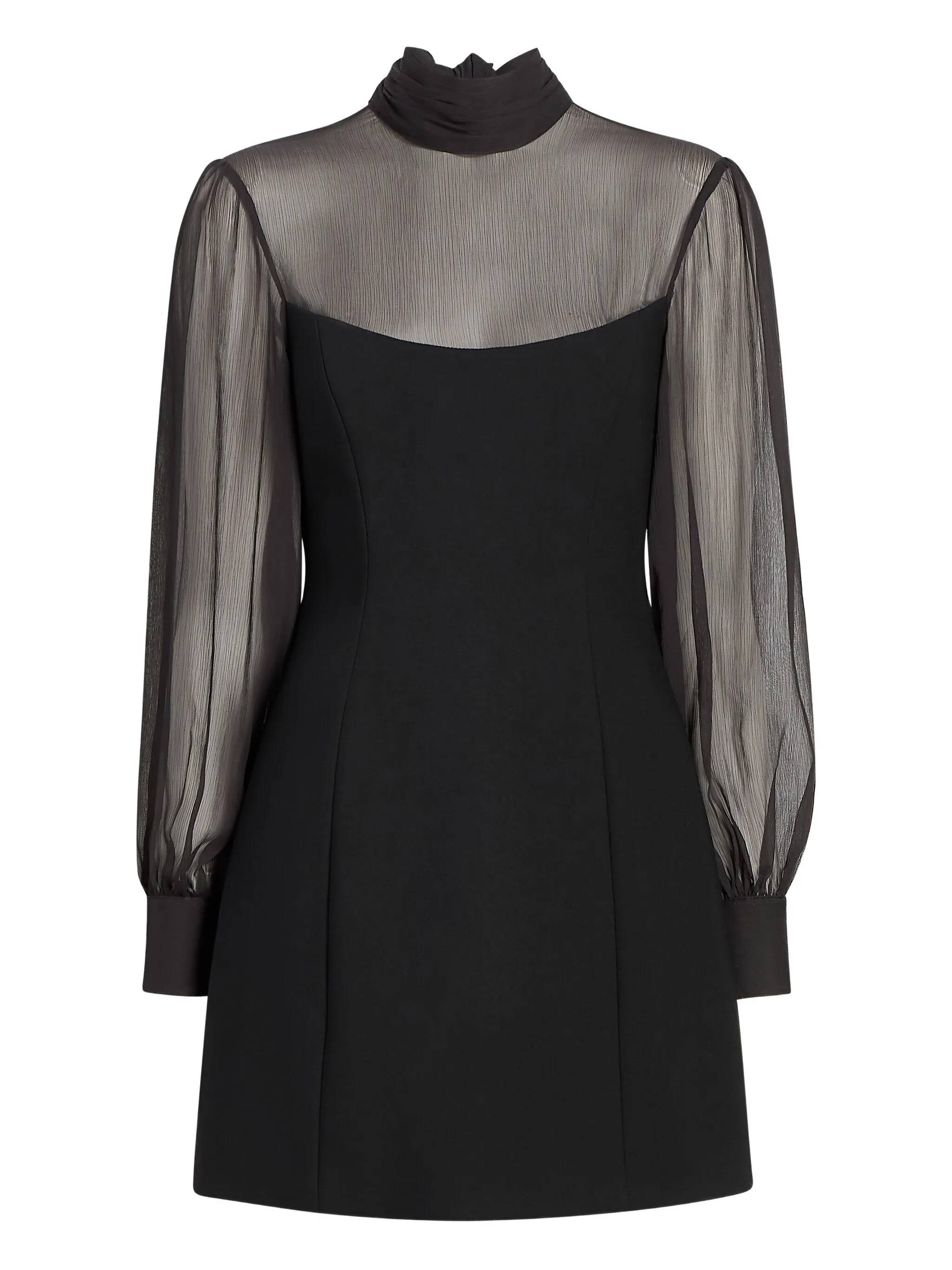 

Платье мини Fili с длинными рукавами Cinq A Sept, черный