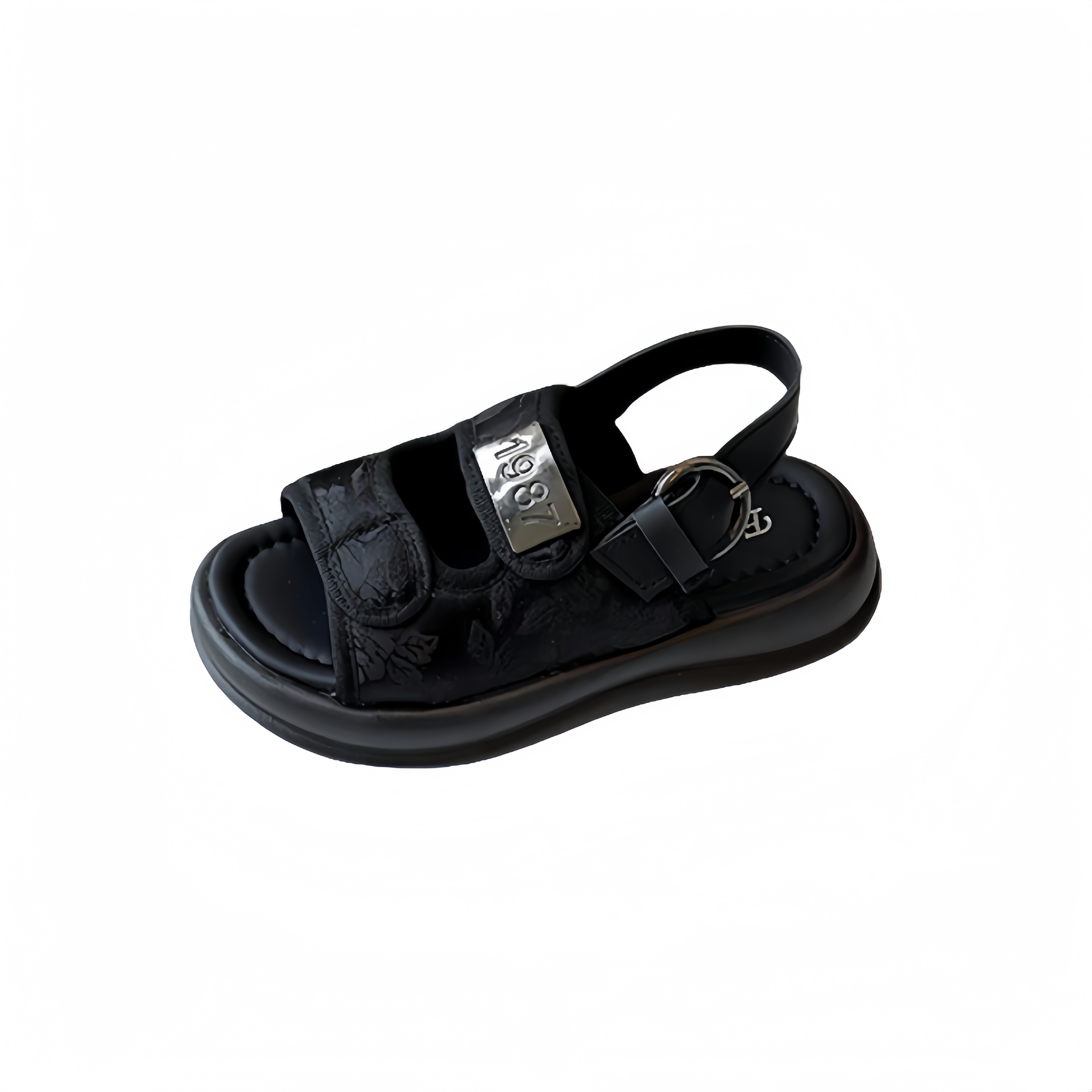 

Детские сандалии с низким верхом, устойчивые к истиранию и дышащие, для детей от 3 до 7 лет Neon, черный