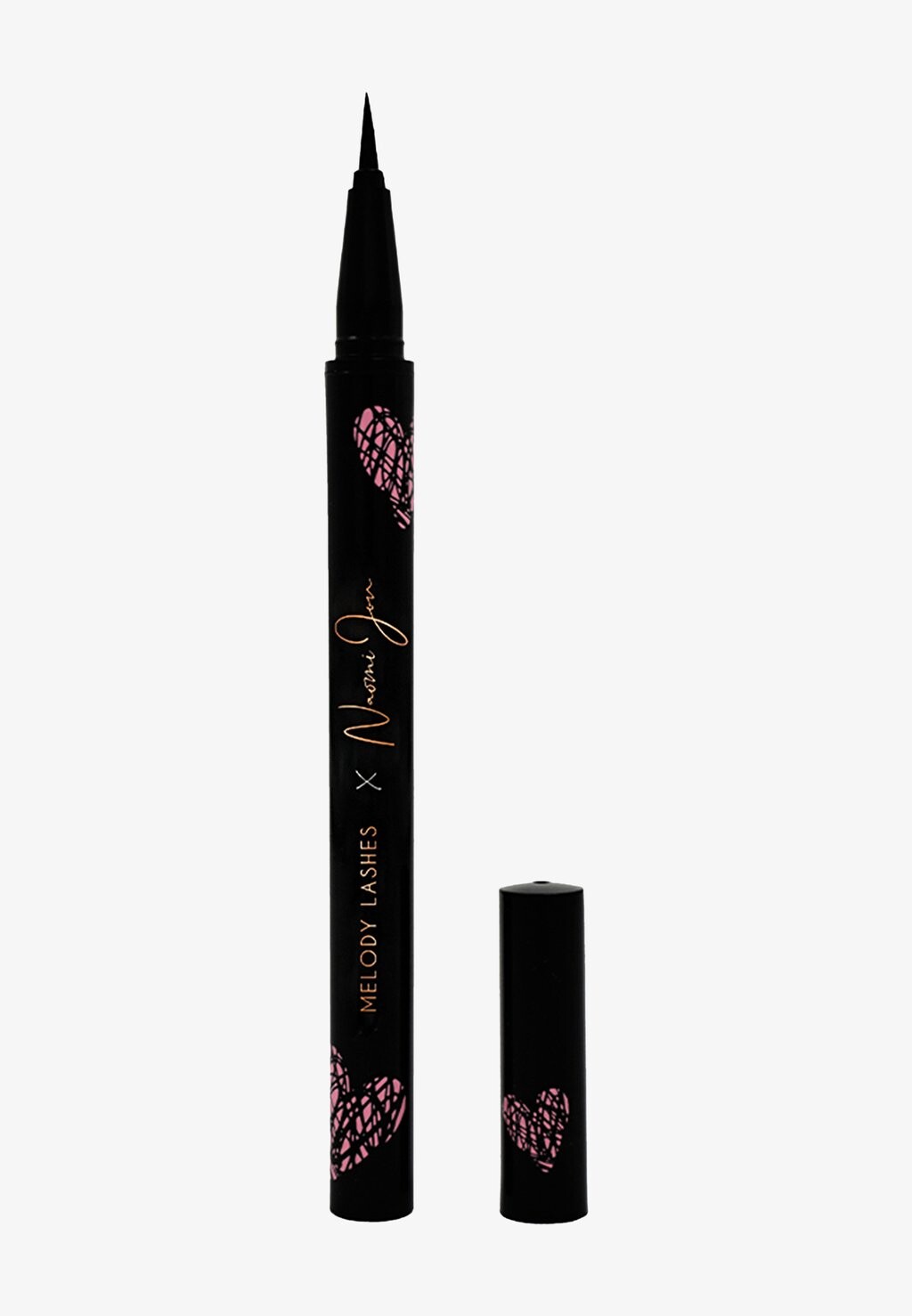 

Подводка для глаз Naomi Jon Black Liner Melody Lashes, черный