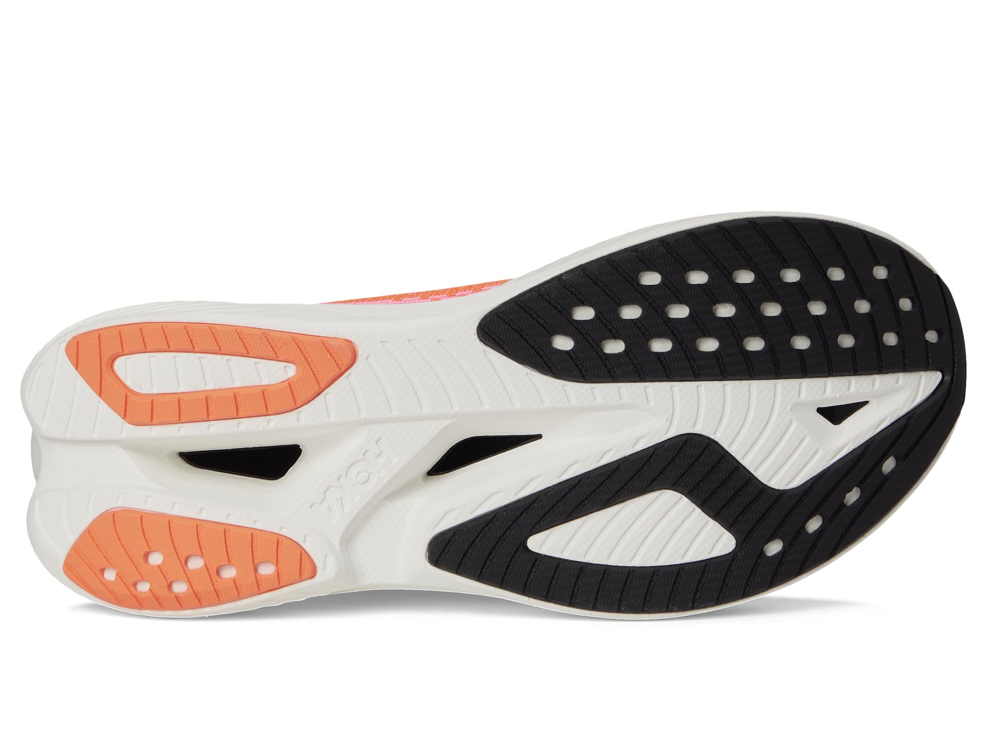 Кроссовки Hoka Mach X 3, цвет Neon Rose/Neon Tangerine — фото 3