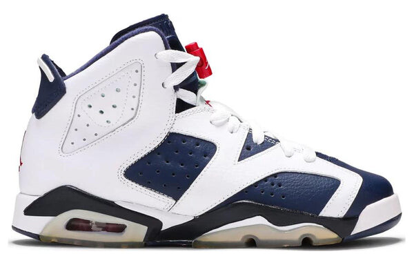 Кроссовки 6 ретро Air Jordan, белый — фото 2