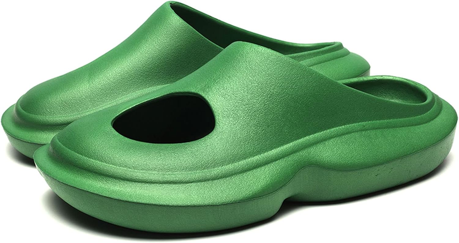 

Унисекс сандалии-клоги Meidiastra EVA Легкие мягкие садовые туфли Без застежки Пляжные сандалии Слайды Клоги Мюли, зеленый