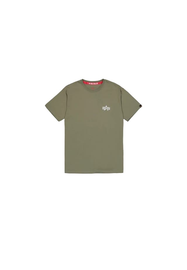 

Футболка фирменная рубашка с коротким рукавом Alpha Industries, зеленый