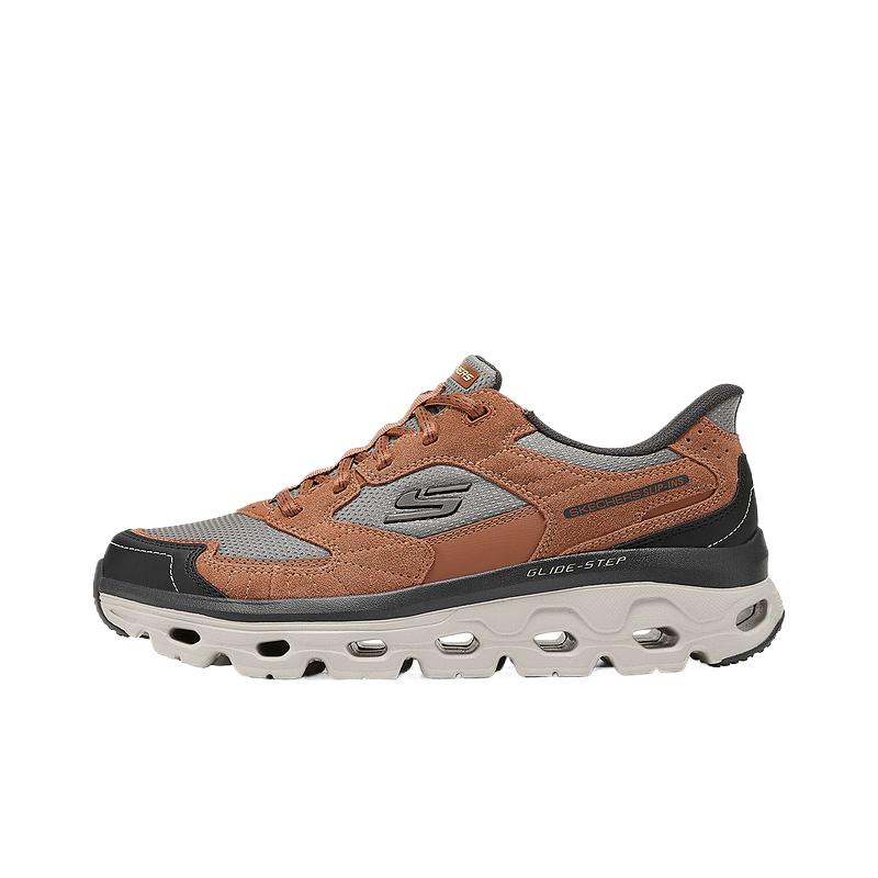 

Skechers МУЖСКИЕ Кроссовки для активного отдыха на открытом воздухе с низким верхом, износостойкие, красновато-коричневые